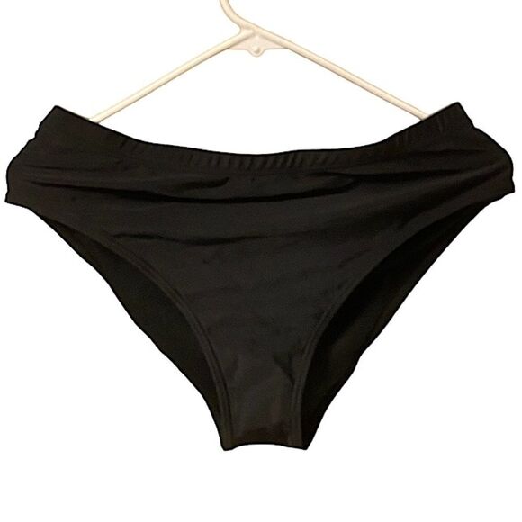 Bikini Women’s XL New Two Piece Tie Knot Adjustable High Waist Bathing Swimsuit - Picture 7 of 8